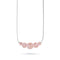 Rosewater | .925 Sterling Silver | Firefly Glass Infinity Clasp Necklace